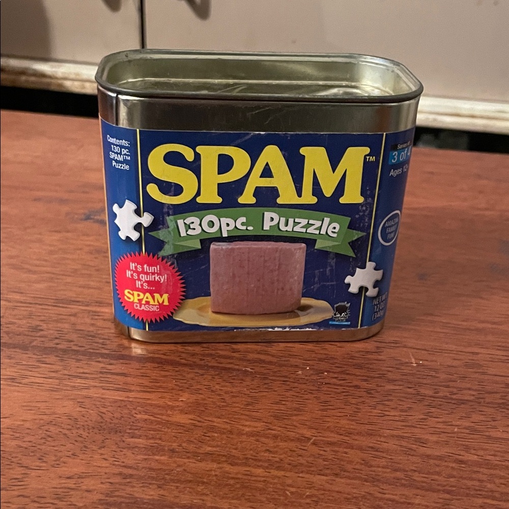 SPAM 130pc Puzzle in collectors tin series #1 puzzle #3